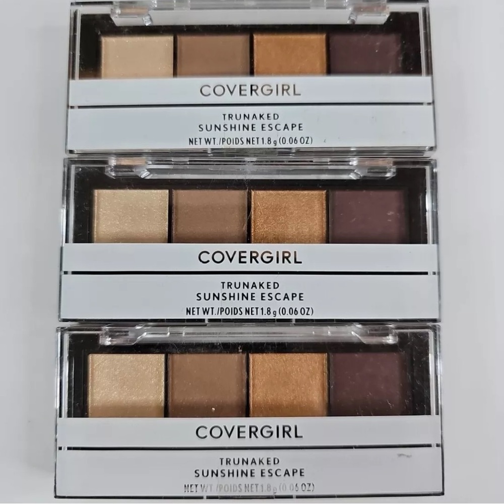 Covergirl TruNaked Quad Eyeshadow Palette SUNSHINE ESCAPE | Lot of 3
